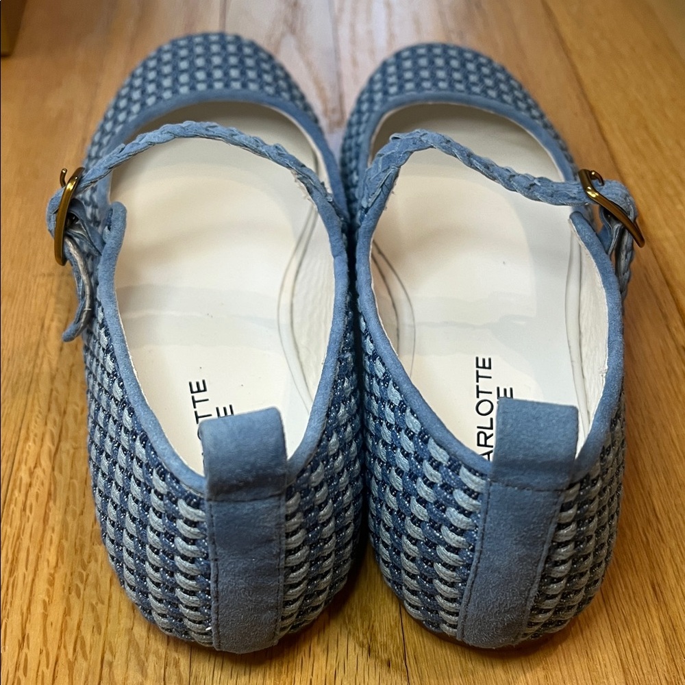 Charlotte Stone Raleigh Flats in Denim - Picture 3 of 5